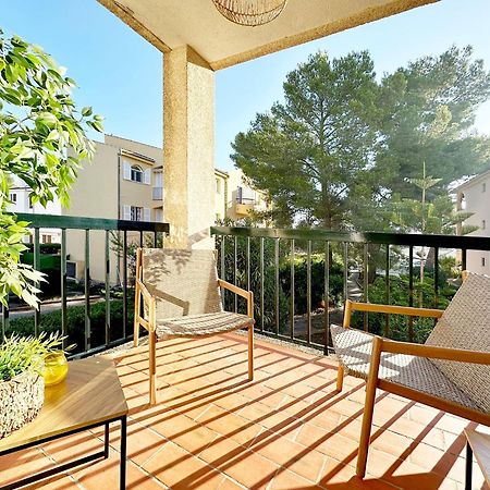 ポルト・ダ・ポリェンサPiso Tamarells Con Balcon Y Piscina Port Pollensaアパートメント エクステリア 写真
