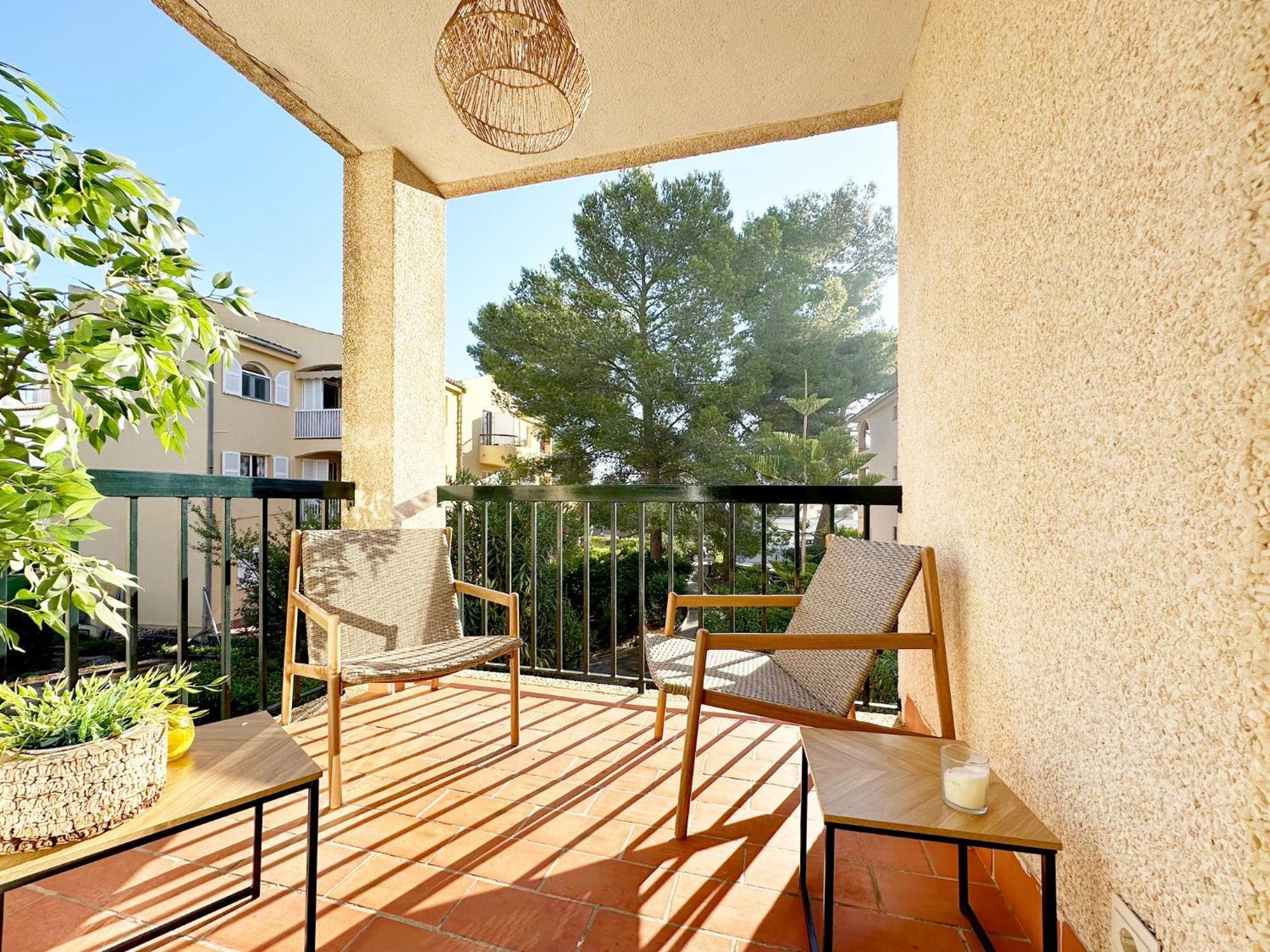 ポルト・ダ・ポリェンサPiso Tamarells Con Balcon Y Piscina Port Pollensaアパートメント エクステリア 写真