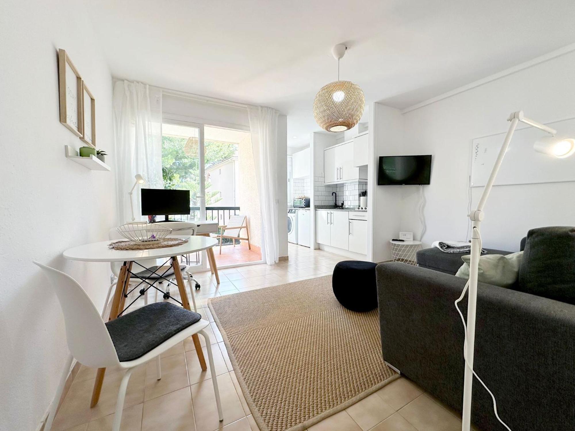 ポルト・ダ・ポリェンサPiso Tamarells Con Balcon Y Piscina Port Pollensaアパートメント エクステリア 写真